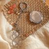 Mini Net Pocket Lipstick Bag Keychain Cherry Lipstick Cover Key Ring  Makeup Storage