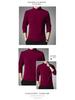 Woodpecker Men's Double-Brushed Long Sleeve Semi-High Collar Top for Autumn/Spring