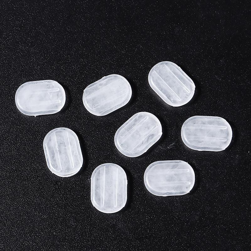 10pcs/lot Silicone Earring Clip Pad Cushion Transparent Earrings Plugs Anti-pain Pad for Jewelry Making Supplies DIY Accessories