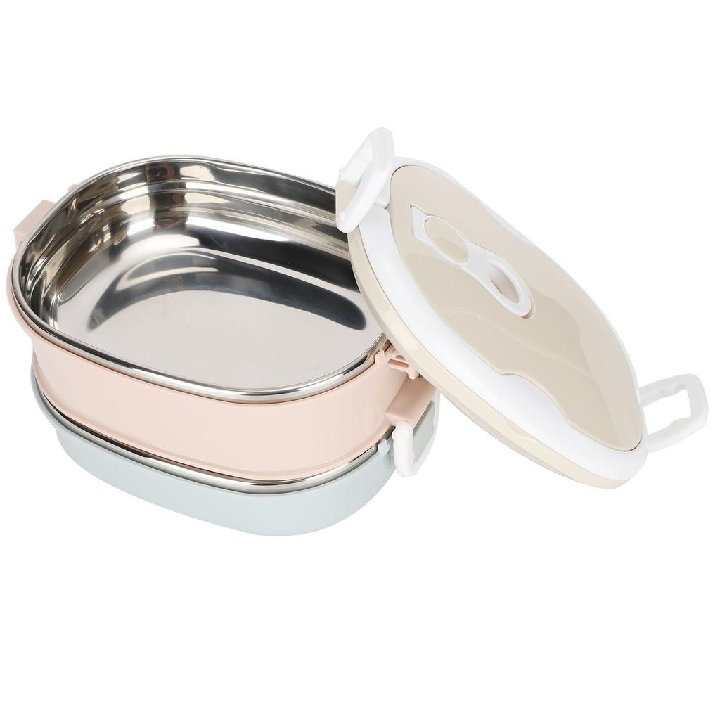 Lunch Box Portable Stainless Steel Food Container for Student Children Work