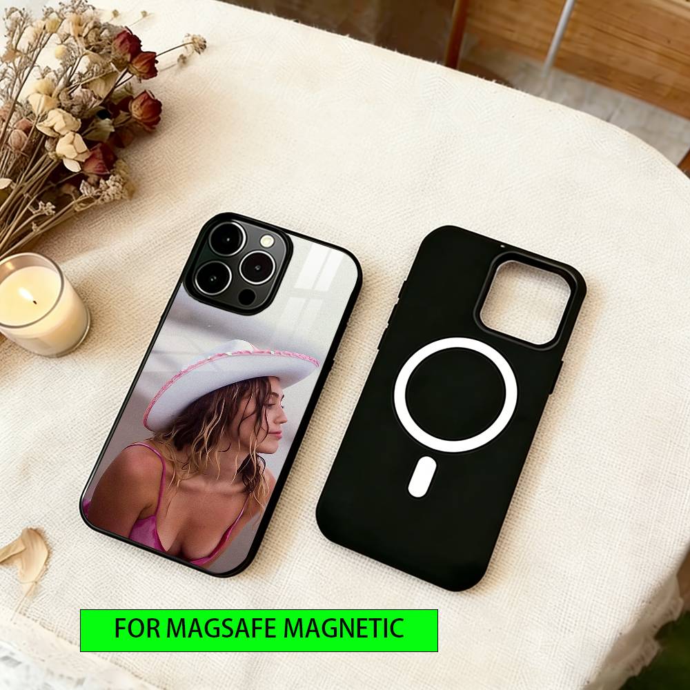 Miley Cyrus Phone Case For iPhone17,16,15,14,13,12,11 Plus,Pro Magnetic with Magsafe Wireless Charging