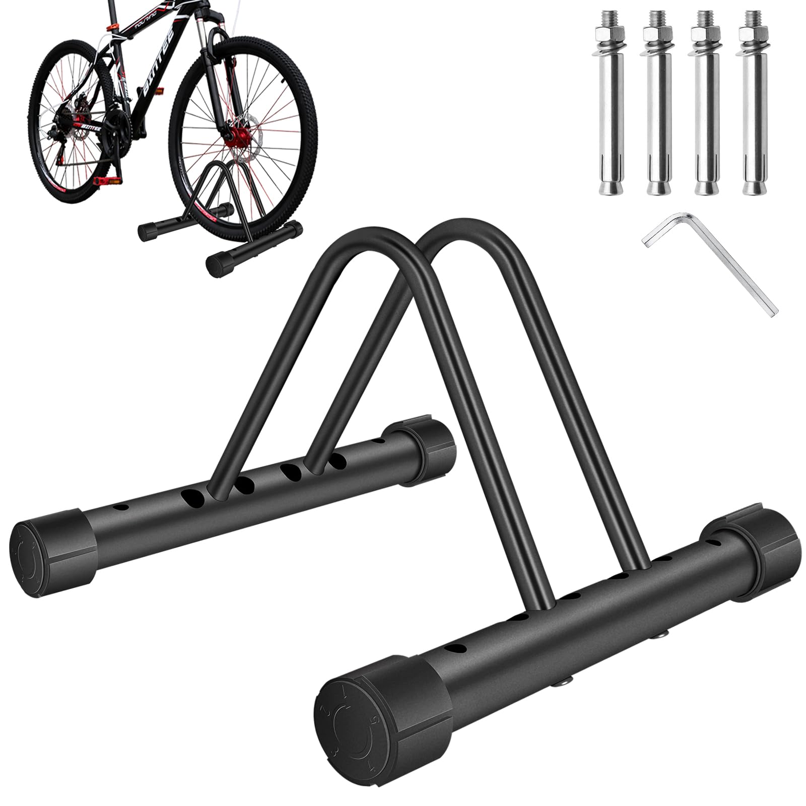 

Athvcht Велосипед Дорожный Велосипед Велосипед Парковка Регулируемый Баланс Дорожный Электровелосипед Велосипед Царапина Легкий Велосипед Анкерный Болт Фиксация Карбон Защита от Опрокидывания Подставка, чёрный