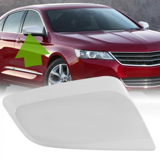 White Right Passenger Side Wind Mirror Cover Caps For Chevy Impala 2014~19