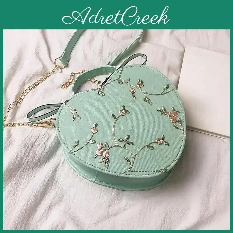 Heartshaped Spring Summer New Women Handbag Crossbody Bags Zipper Pu Leather Shoulder Bag Leisure