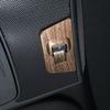 Rear Small Window Lift Button Decor Cover Trim for Ford F150 2015-20 Wood Grain