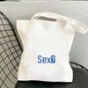 Chinese-Style Canvas Tote Bag - High-Value, Simple Design, Portable Student Book Carrier, Single Shoulder Bag