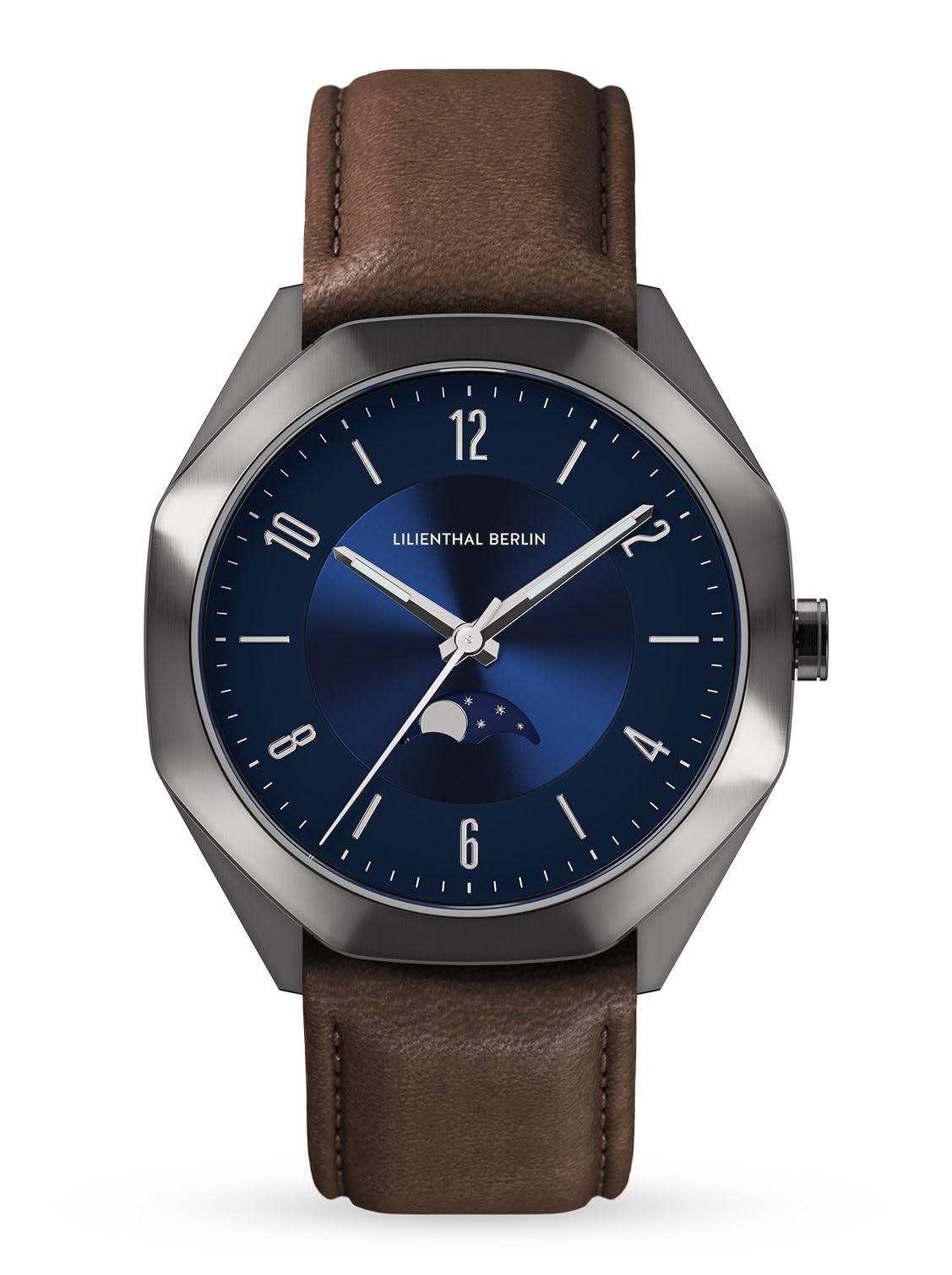 

Watch Moon Phase Made in Germany Brown [Lillianthal Berlin] OM1-002-CB046FB Men s синій