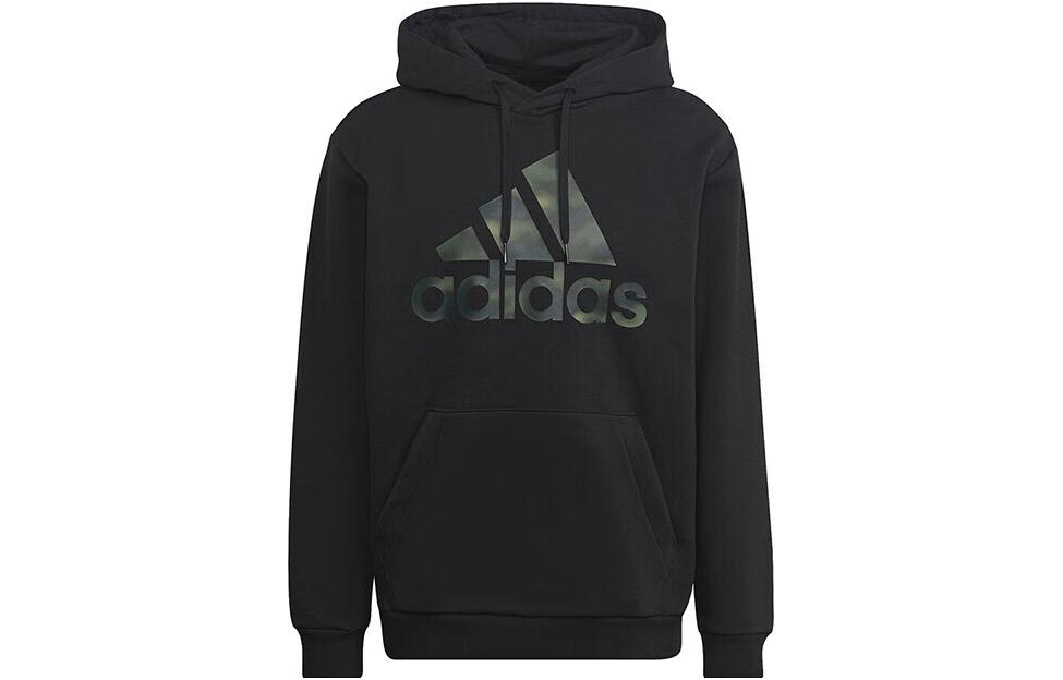 Adidas Essentials Camo Print French Terry Hoodie HL6933 S