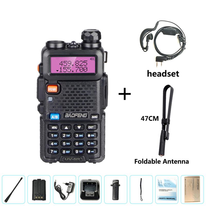 Baofeng UV-5R Walkie Talkie Airband Wireless Copy Frequency AM FM Long Rang Hunting Station Powerful Two Way Portable Radio