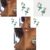 Trendy Autumn 2021 Floral Earrings For Women Creative And Elegant Alloy Design