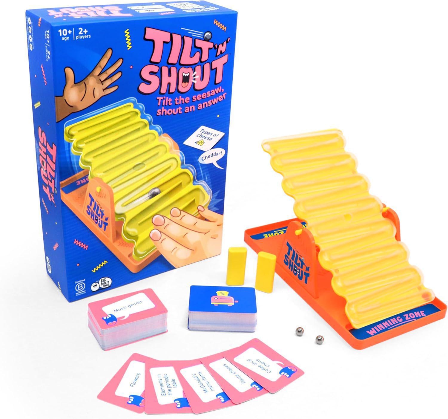 TK Seesaw Tabletop Battle Game: Competitive Card Quiz & Educational Toy