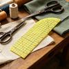 Curved Hot Hem Ruler Seam Guide Sewing Ruler Hot Ironing Hemming Ruler Guide for Sewing Fabric Hemming Press with Dry or Steam Iron