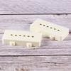 Replacement Plastic Covers for Standard Guitar Pickups Aged White Finish Simple Mount Size