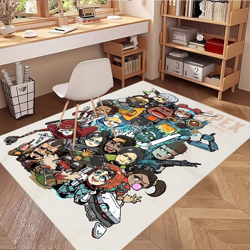 Tappeto Stampato Apex Legends, Tappeto da Pavimento Lavabile, Per Ingresso Stanza del Dormitorio Lavanderia Ufficio Studio, Decorazione per la Casa Regalo di Compleanno Natale