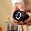 Manual Electric Coffee Grinder Compact Portable for Home Office Kitchen Adjustable Grind Size USB Rechargeable