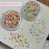 Decorazione Manicure 1 Scatola Paillettes a Stella Nail Art Glitter Colorati a Cinque Punte per Design Unghie Fai da Te