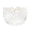 Baby Girls Cotton Snap Button Bibs Cute Bow Lace Bibs Waterproof Saliva Towel