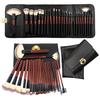 Hot Sell Animal Hair Makeup Brush Set Super Soft Bristles Large Loose Powder Blush 26pcs Makeup Brush With Bag