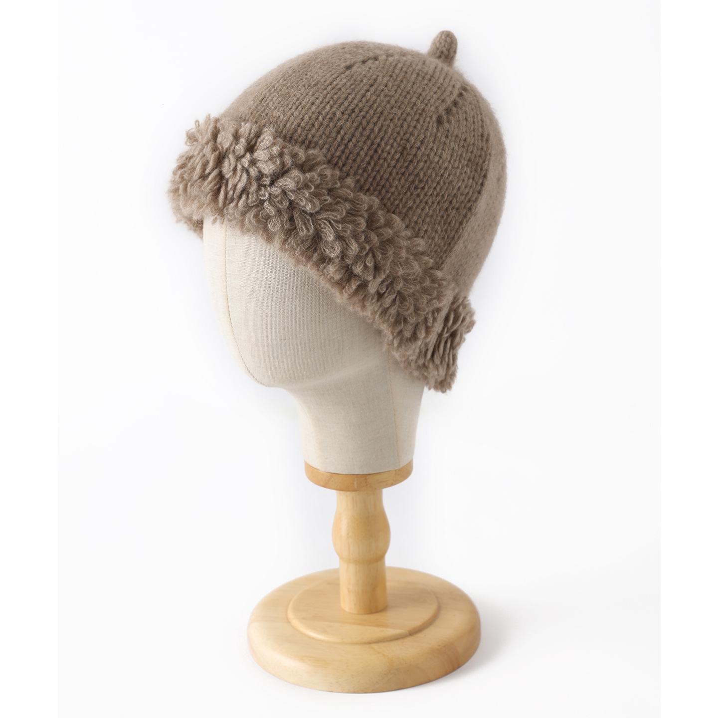 Women s Retro Cashmere Hat - 100% Pure, Windproof, Warm, Knitted, Versatile Head Wrap One Size верблюд