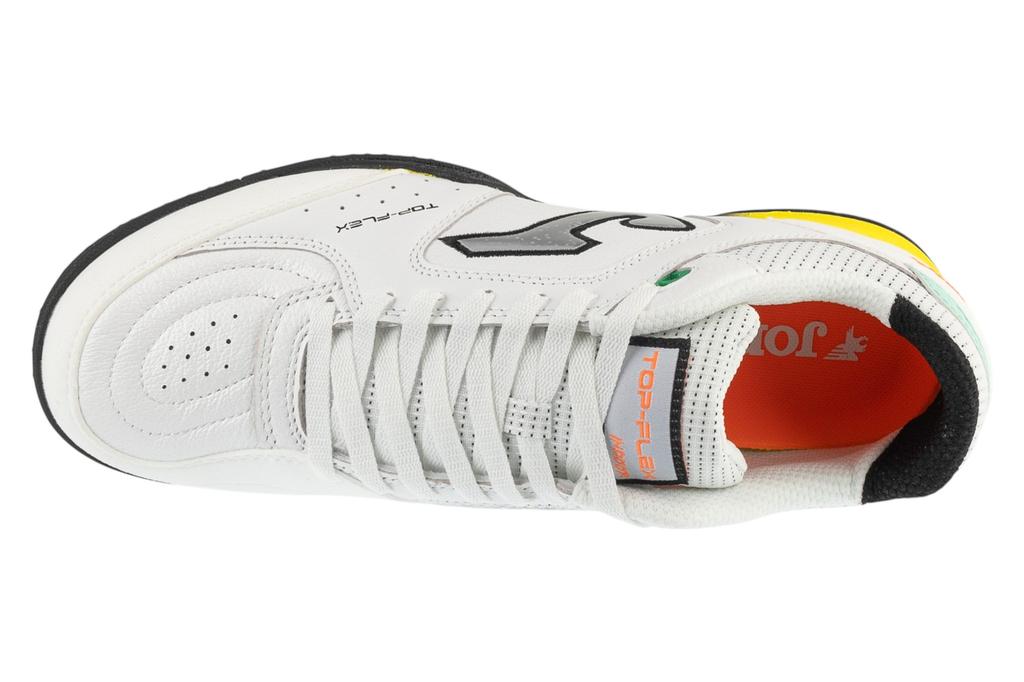 Joma Top Flex 25 TOPS TF, weiße Turf-Fußballschuhe für Herren