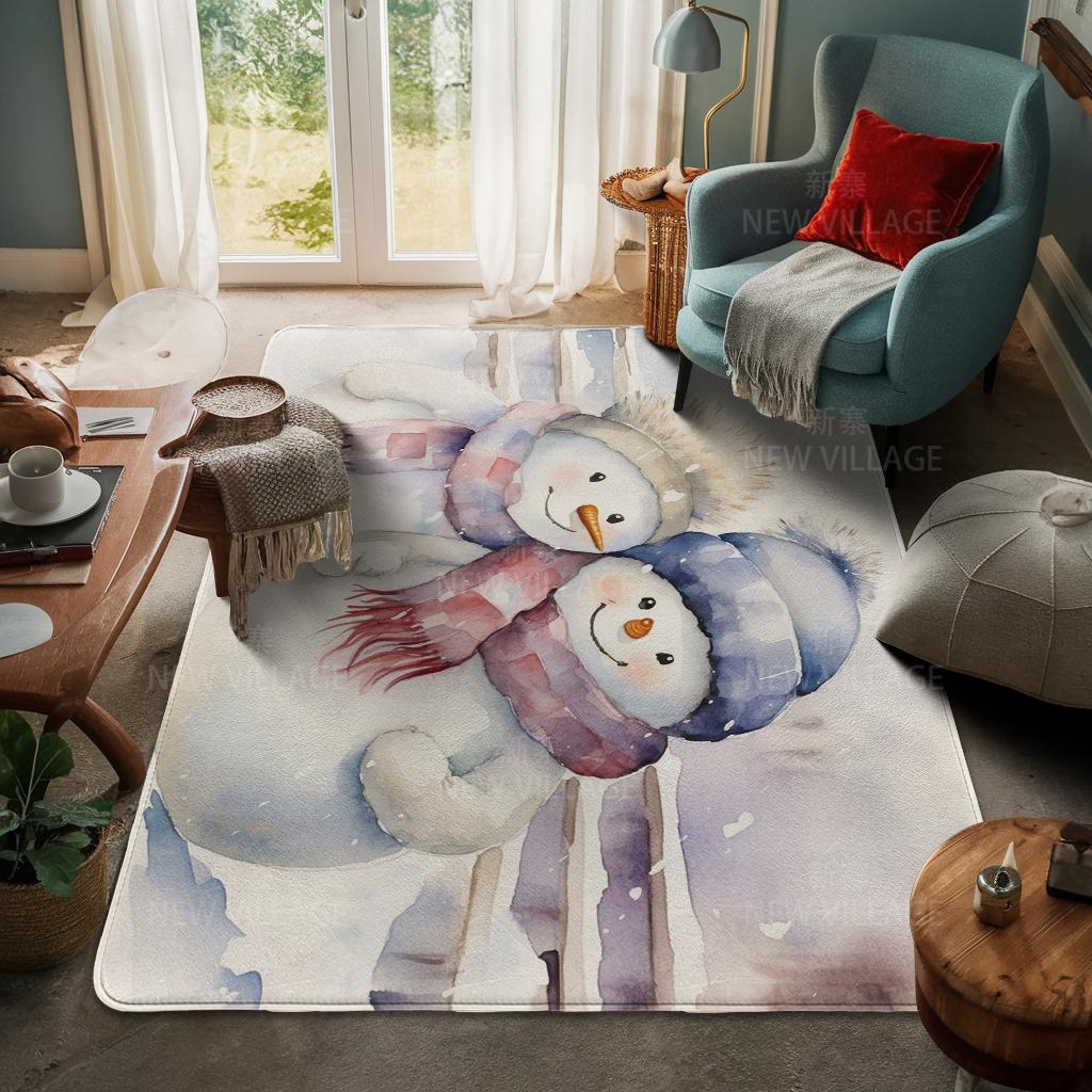 Koberec ke vchodu do domu Rohožka ke dveřím do domu Obývací pokoj Vana Koupelna Protiskluzové koberce s absorpcí vody vana Veselé Vánoce zima