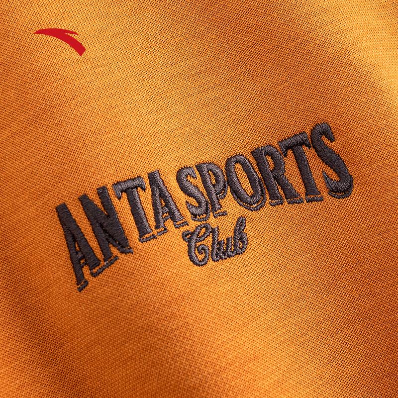 Anta Men's Fleece-Lined Hooded Pullover Sweatshirt