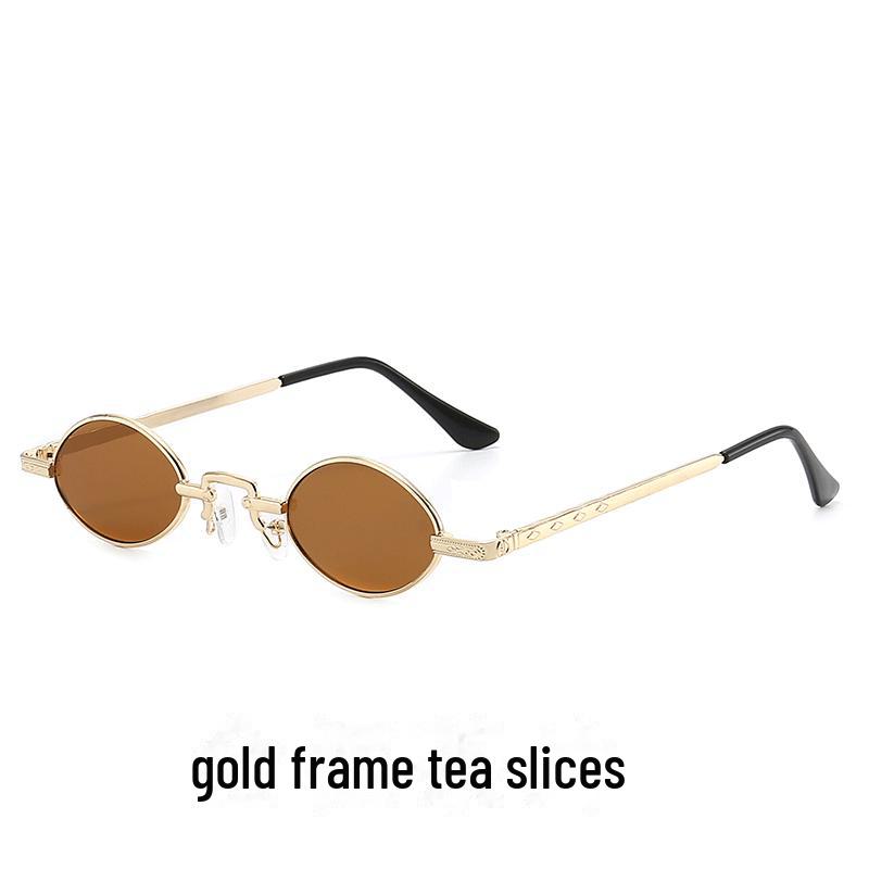 2021 Retro Small Frame Oval Sunglasses - Internet Celebrity Style for Women