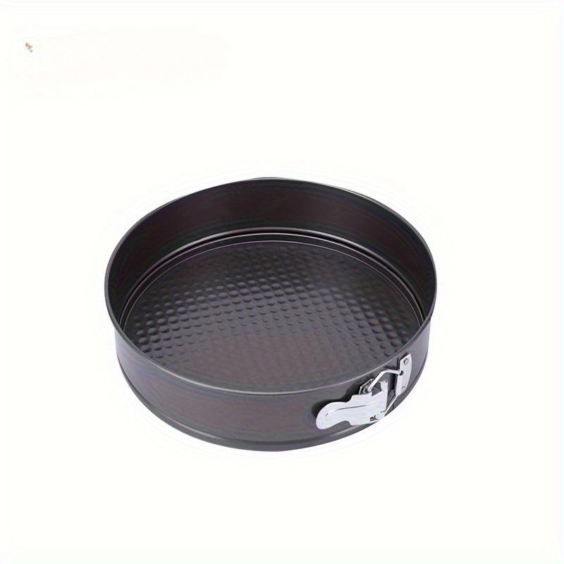 Nonstick Carbon Steel Cake Pan with Removable Bottom Ideal for Cheesecake and Bread Baking Oven and Air Fryer Safe Baking Tool