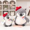 Stuffed Cute Penguin Animal Ornament With Chef Painter And Fisherman Styles
