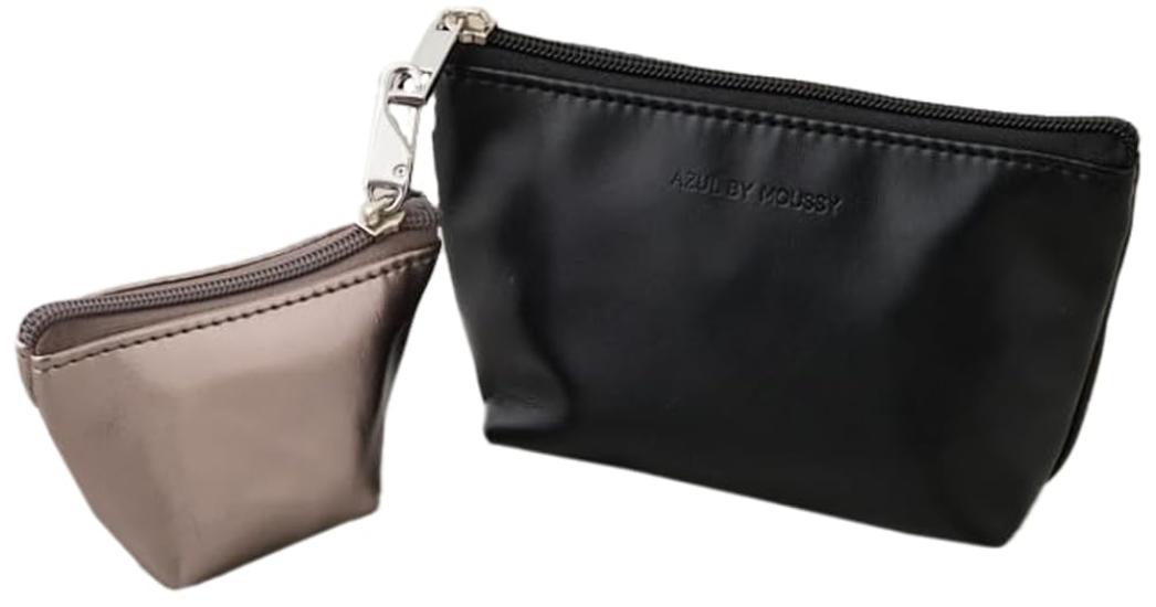 Женский набор из 2-х косметичек AZUL by moussy (Свободный размер, черный) 250ISB56-437J