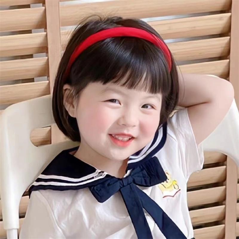Hair Accessories Extensions Cosplay Baby Kids Girl Short Synthetic Wig Hat Cap Bobo Hairpiece Children Headwear Photograph Props