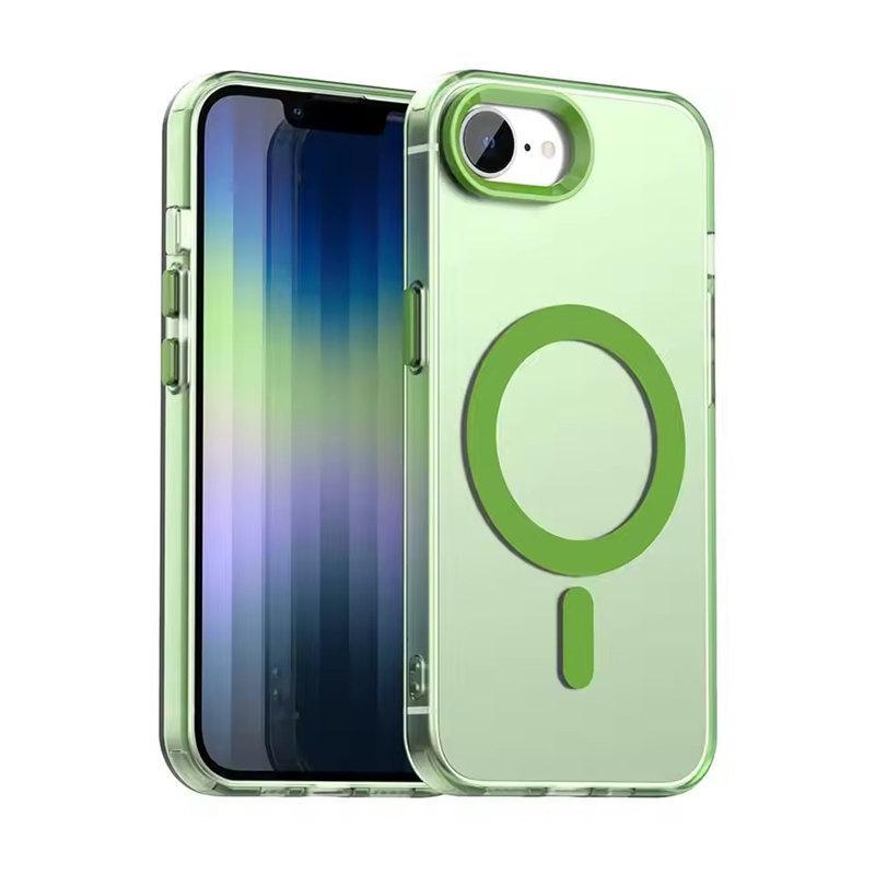Matte Candy Magnetic Wireless Charging Case For iPhone 16E iPhone16E 5G For Magsafe ShockProof Soft Cover