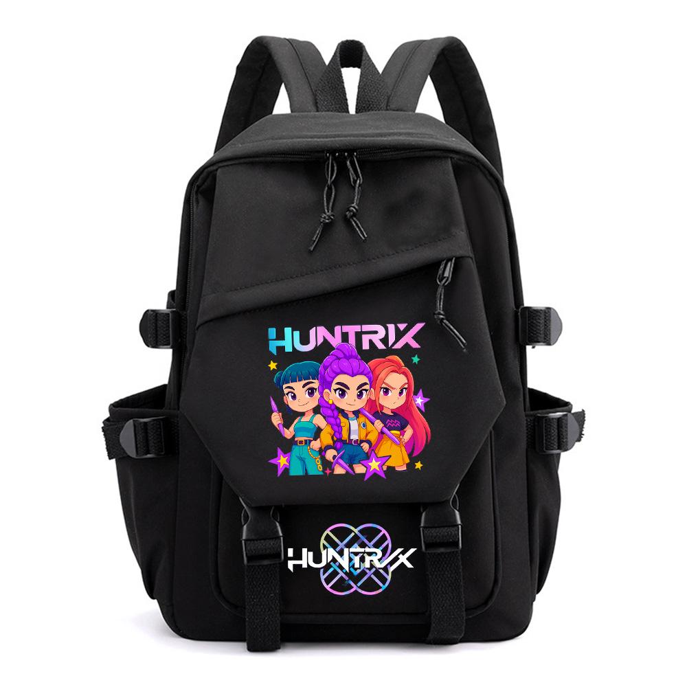 Anime K-Pop Printed Waterproof Backpack for Teen Boy Gril Schoolbag Children Student Women Large Capacity Travel Bag Kid Gift Mochila
