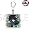 Anahtarlık Kolye Anime Demon Slayer Kimetsu No Yaiba Kamado Tanjirou Çift Taraflı HD Çanta Kolye Hayranlar İçin Hediye Cosplay Aksesuarları Takı Hediye
