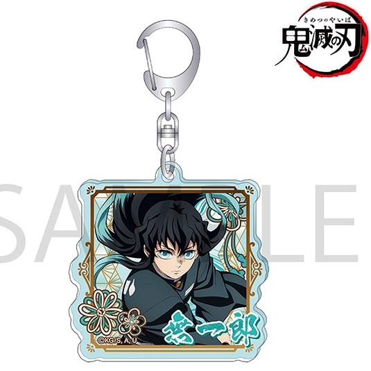 Anahtarlık Kolye Anime Demon Slayer Kimetsu No Yaiba Kamado Tanjirou Çift Taraflı HD Çanta Kolye Hayranlar İçin Hediye Cosplay Aksesuarları Takı Hediye