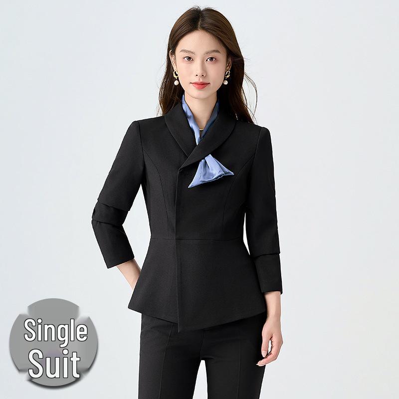 

Women s High-End Professional Suit Set for Beauty Salon Managers - Perfect for Autumn and Spring Wear S