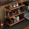 Foldable Design Tabletop Shelf Multi-Tier Mug Display Shelf  Home Organization