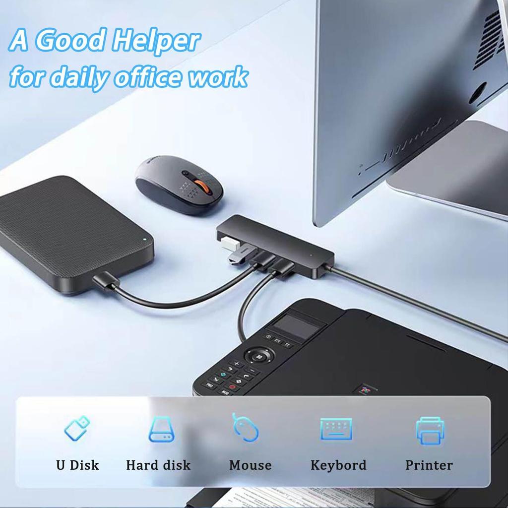 VIENON USB USB USB USB Expander for Flash and Mice 3.0 Hub, 4-Port Hub, Splitter, Laptop, Xbox, Drives, HDDs, Consoles, Printers, Cameras, Keyboards,