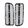 Grille de feux de brouillard pour pare-chocs inférieur Compatible avec Volkswagen Touareg 2003-2006 Grille de feux de brouillard pour pare-chocs inférieur en plastique noir