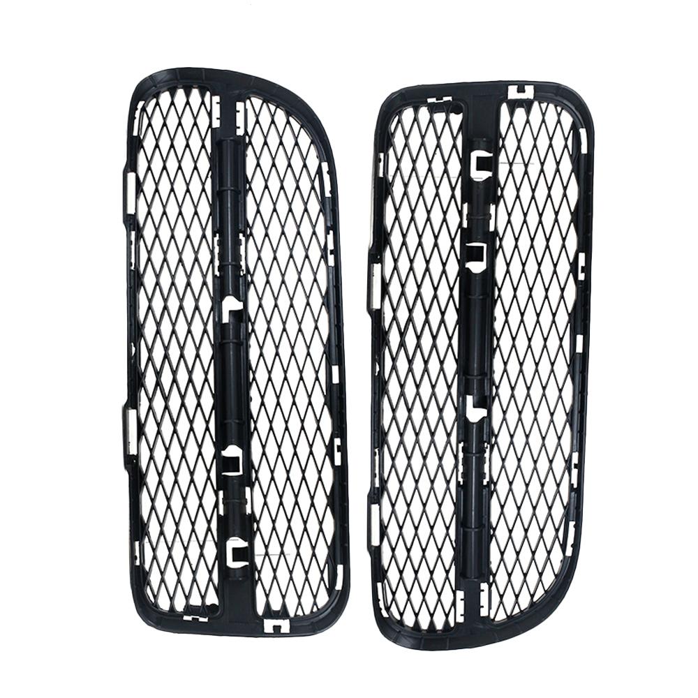 Lower Bumper Fog Light Grille Fit for Volkswagen Touareg 2003-2006 Plastic Black Lower Bumper Fog Light Grille