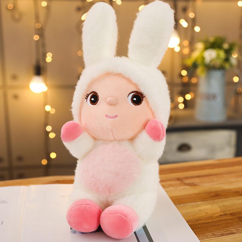 Plush Toys Cartoon Rabbit Animals Stuffed Dolls Baby Sleeping Appease Dolls Kids Birthday Xmas Gift Baby Girl Room Decor