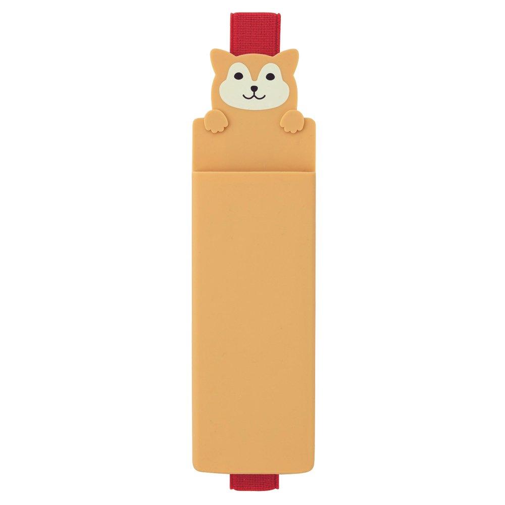 LIHIT LAB Book Band Pen Case Punilabo Shiba Inu A7720-2