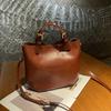 New Large Capacity Head Layer Leather Women's Bag Water Bucket Bag