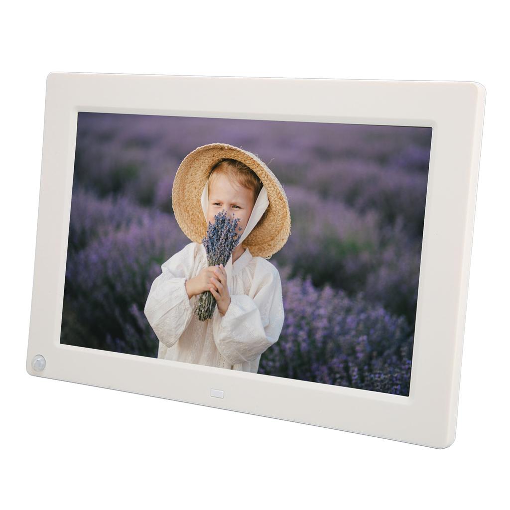 Digital Photo Frame 10 Inch Motion Sensor HD IPS Screen Remote Control Video Music Smart Picture
