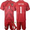 Kit Completo Goleiro Itália 2022| Buffon 1 Donnarumma Meret21 Manga Curta Conjunto de Uniforme de Futebol