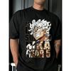 Summer New Anime One Piece Pattern Graphic T-shirt Men Women Hip Hop Oversized T-shirt Print Crew Neck Lightweight Casual T Shirt