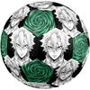 1pc Demon Slayer Kimetsu no Yaiba Soccer Ball Size 5 Indoor Soccer Ball Fashion Colorful Backyard Game - Great For Sports Fans Gift HE20