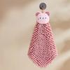 Household Hanging Bear Hand Towel Kitchen Bathroom Thickened Hand Towel High Value High-end Hand Towel