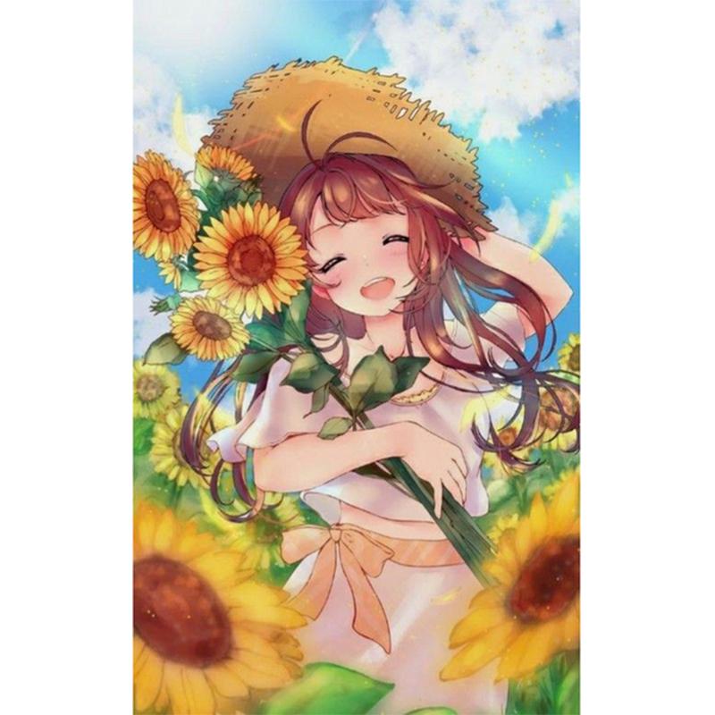 5D Diy Diamond Painting Flowers Woman Wings Cross Stitch Kits Full Round Drill Embroidery Mosaic Art Picture Of Bedroom Decor