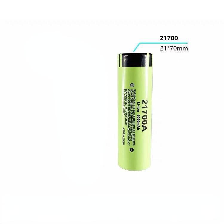 3.7V High Capacity 21700 5000mah Lithium Battery for Flashlight PowerBank Fan